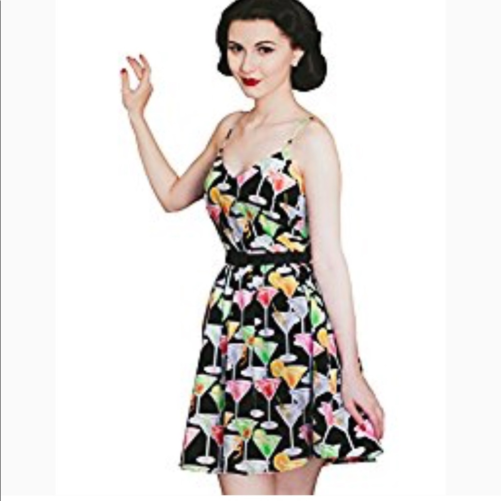 Retrolicious Martini Dress Small